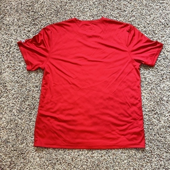 Men’s Red NCAA *NC State* Wolfpack Polyester T-Shirt Size L - Picture 7 of 8